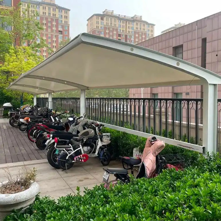 西丰县膜结构电动车棚